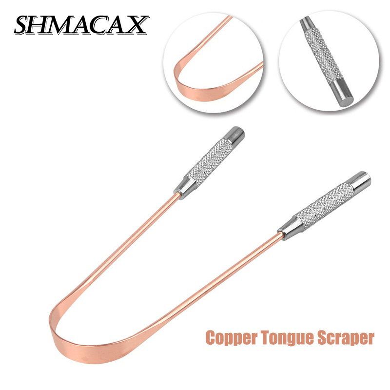 Tongue Scraper Metal - 1PCS 구리 혀 스크레이퍼 구강 혀