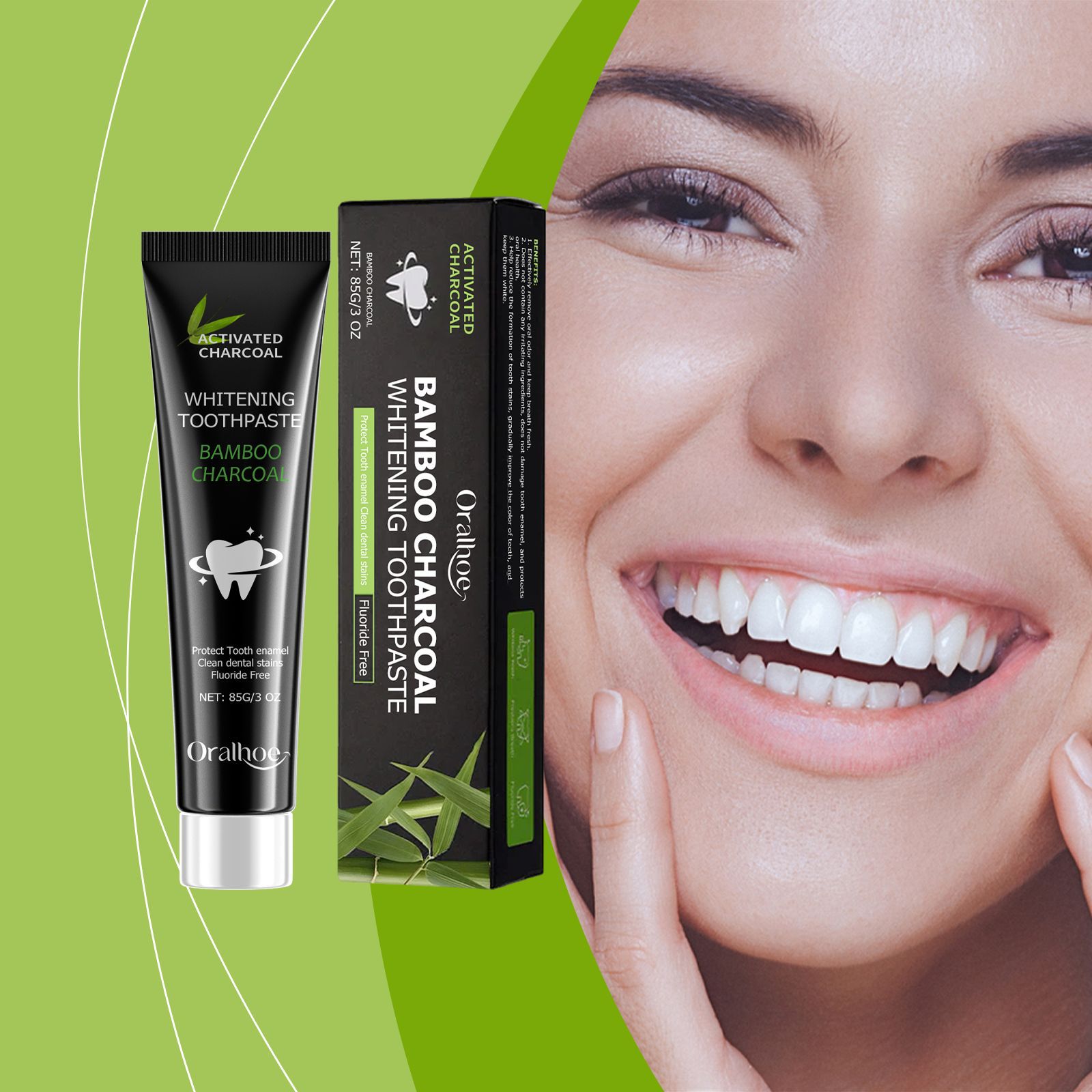 Teeth Whitening Filter - 미백 치약, 구취 제거, 누런 치아