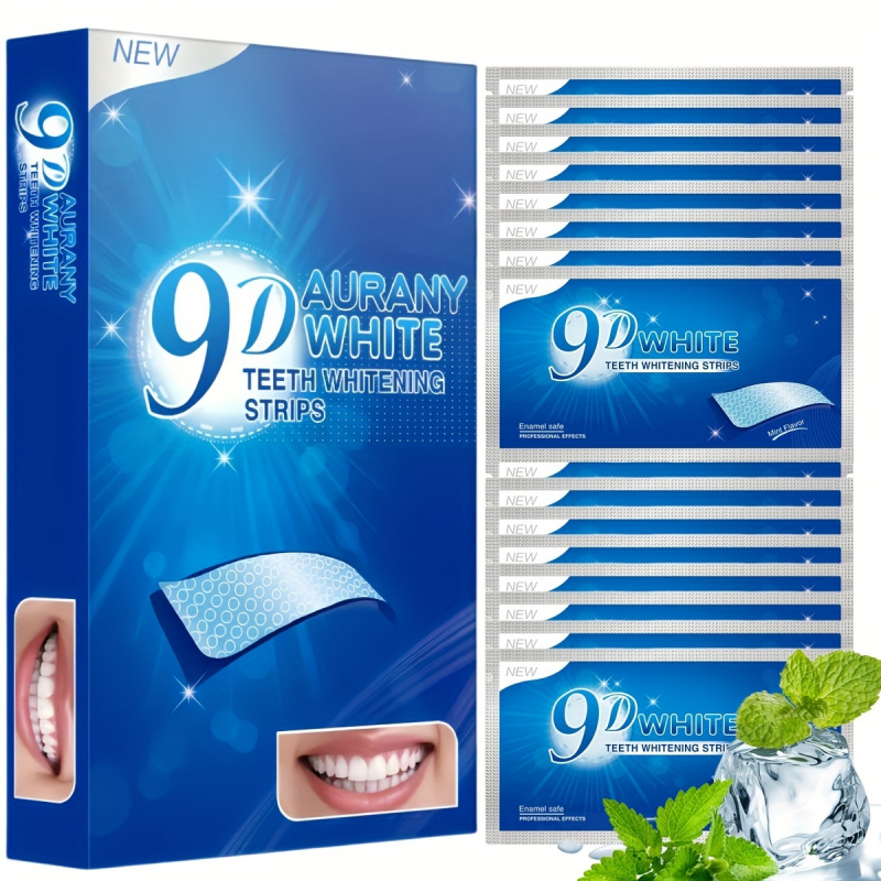 Teeth Whitening Before And After - 6% 과산화수소가 함유된 9D Aurany White