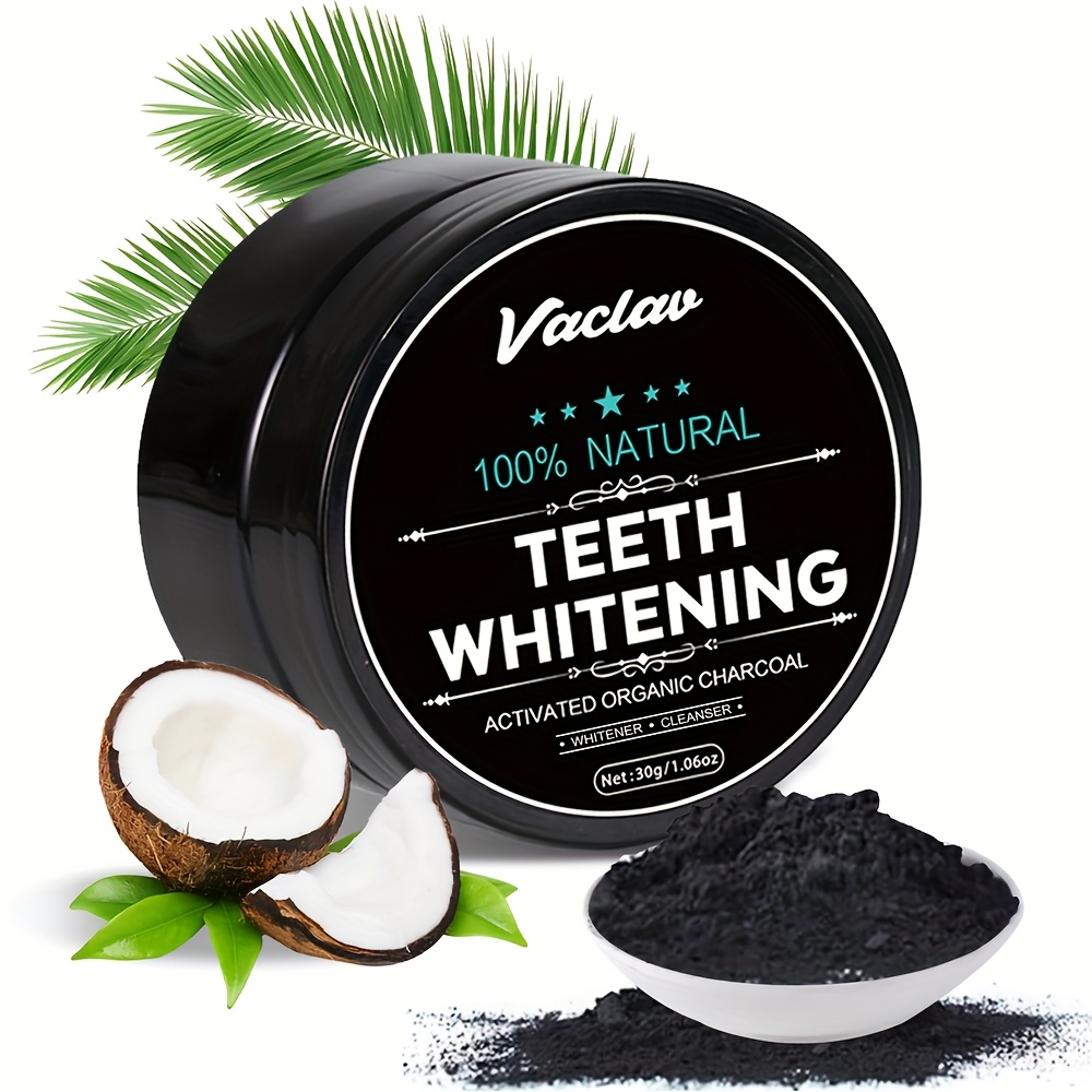 Teeth Whitening Filter - 바클라프 활성탄 치아 미백 파우더, 대나무