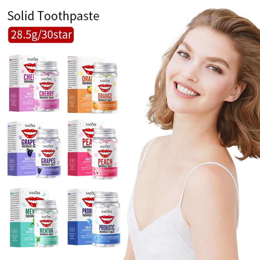 민트 솔리드 치약 정제, 민트 향 치아 미백 얼룩, 나 - Teeth Whitening Filter 리뷰 및 가격