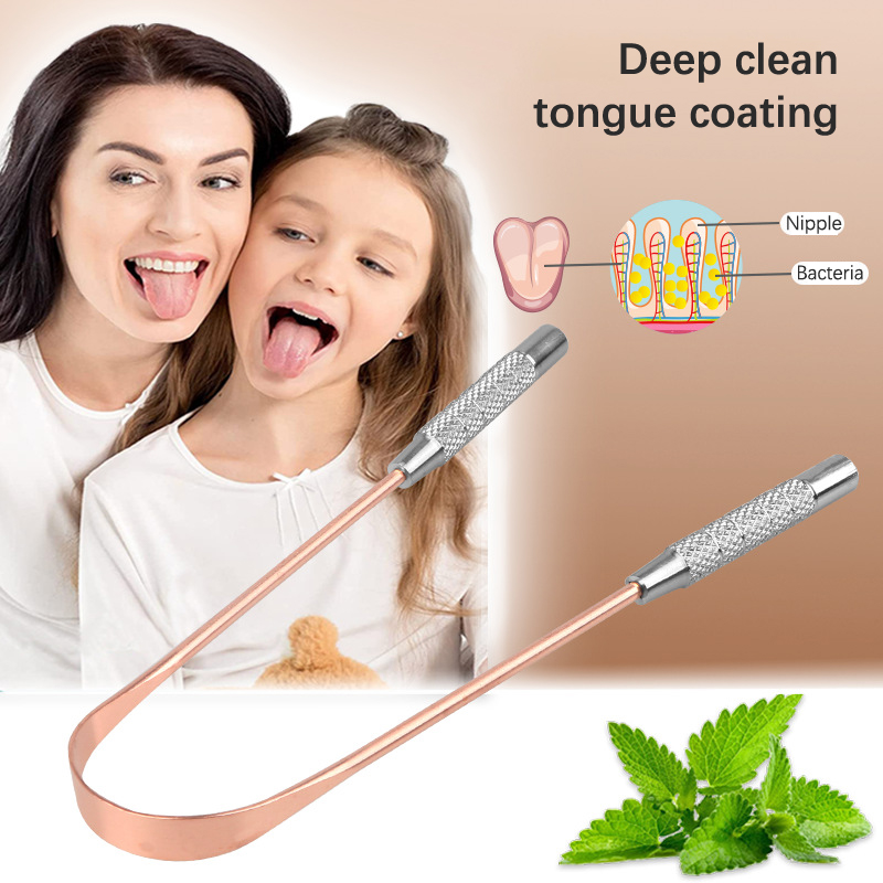 1PCS 구리 혀 스크레이퍼 구강 혀 클리너 브러시 혀 - Tongue Scraper Metal 리뷰 및 가격