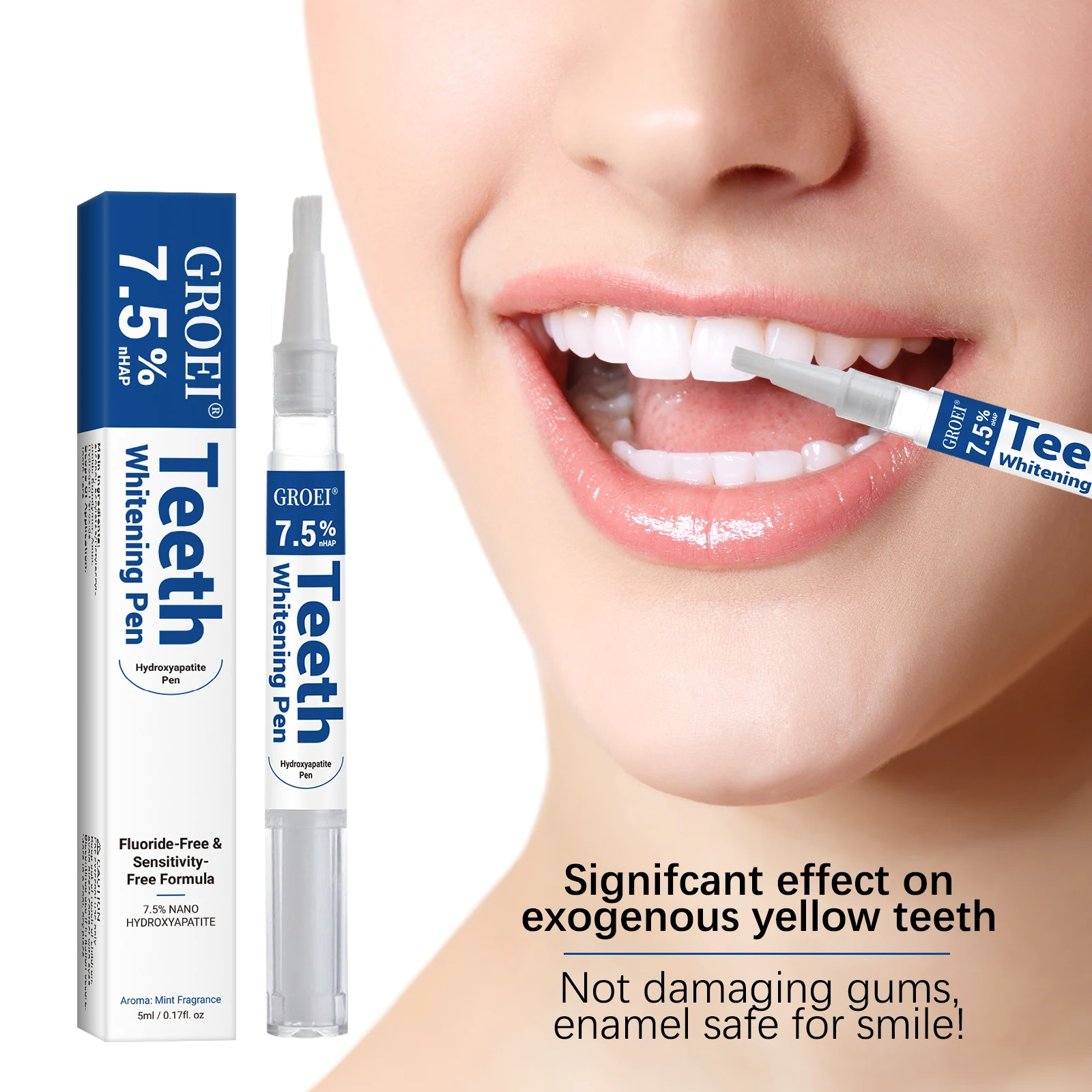 하이드록시아파타이트 치아 미백 펜 눈부신 화이트 얼룩  - Teeth Whitening Before And After 리뷰 및 가격
