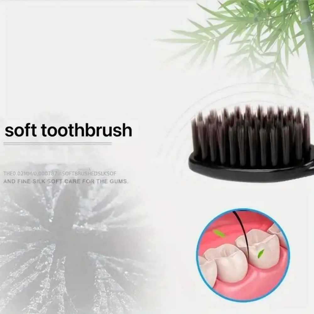 10 조각 대나무 숯 칫솔 세트 울트라 파인 소프트 블 - Teeth Whitening Filter 리뷰 및 가격