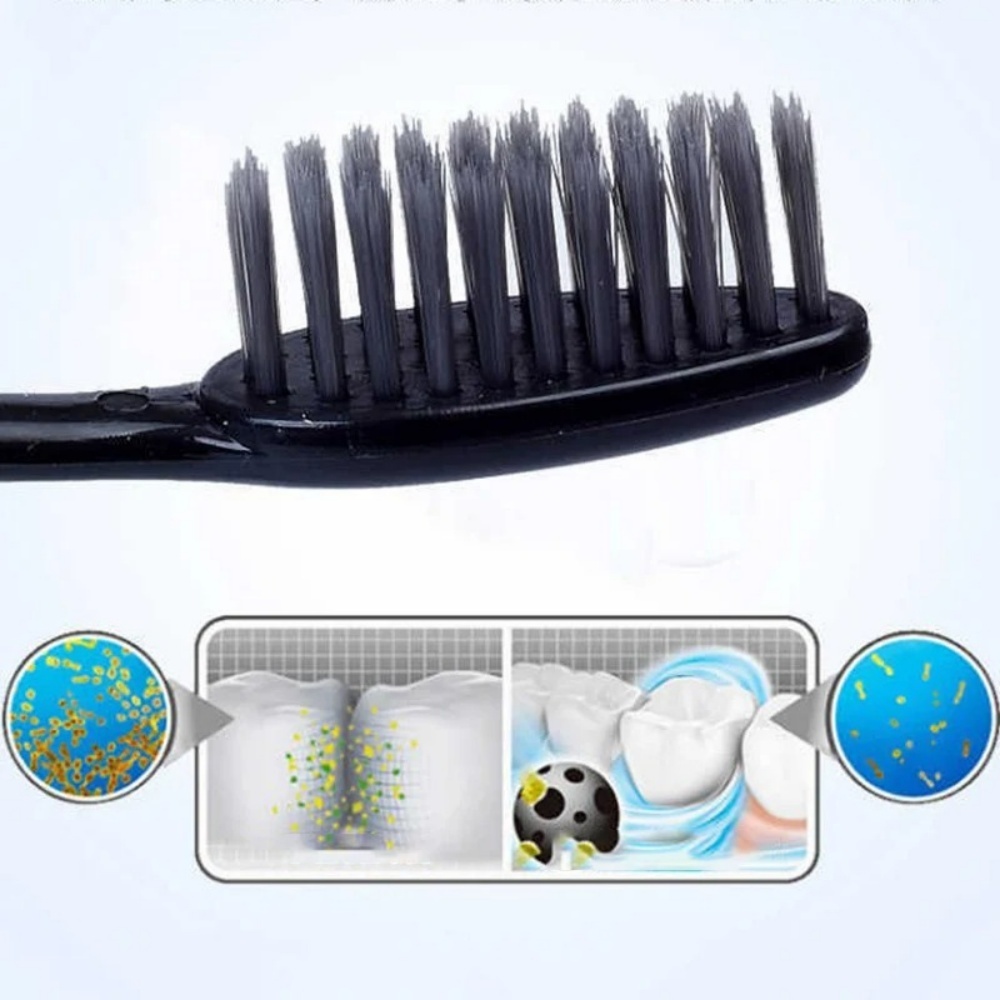 10 조각 대나무 숯 칫솔 세트 울트라 파인 소프트 블 - Teeth Whitening Filter 리뷰 및 가격