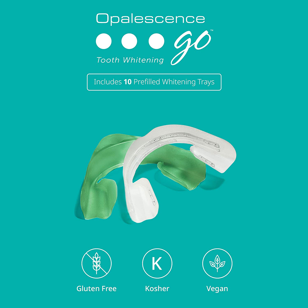 치아 미백용 과산화 수소, 유백광 고 프리필 트레이,  - Teeth Whitening Opalescence Go 리뷰 및 가격