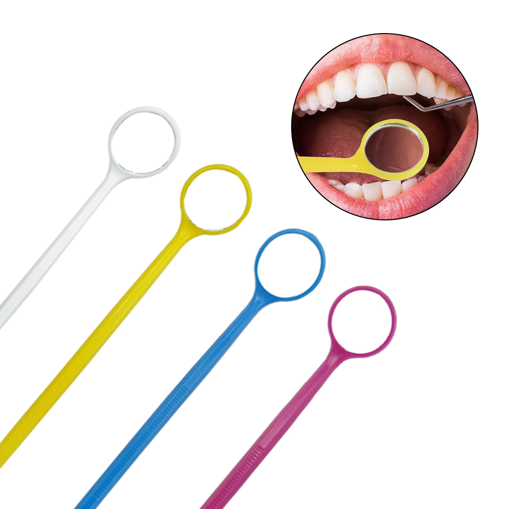 100pcs 치과 입 거울 일회용 플라스틱 치과 의사  - Teeth Whitening Uk 리뷰 및 가격