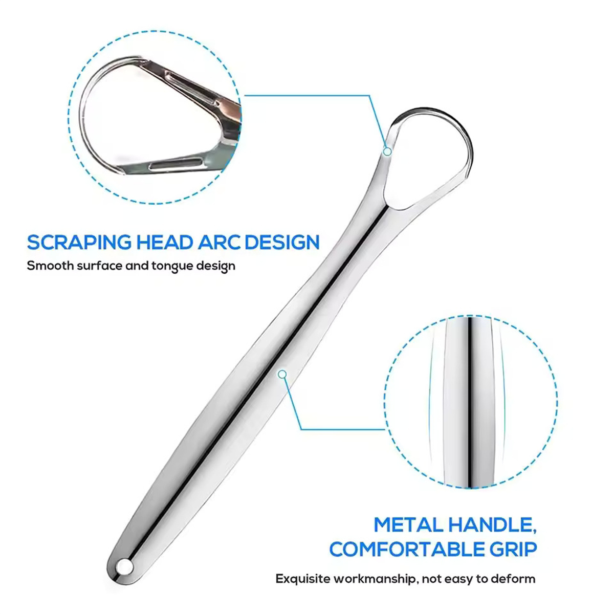 1/2/3Pcs 스테인레스 스틸 혀 스크레이퍼 세트,  - Tongue Scraper Metal 리뷰 및 가격