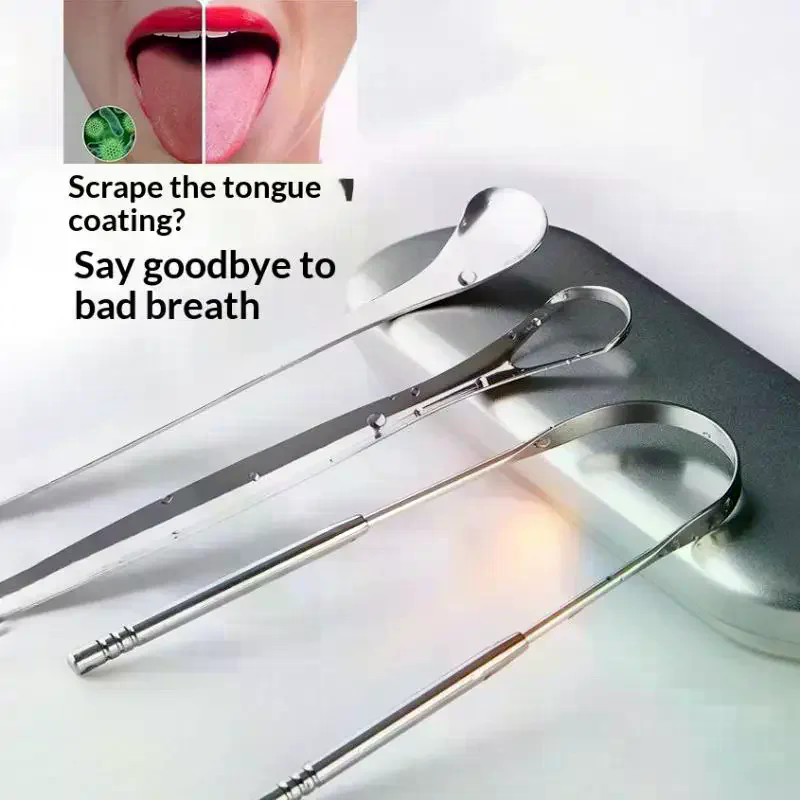 스테인리스 스틸 혀 클리너 세트 재사용 가능 금속 클리 - Tongue Scraper Metal 리뷰 및 가격