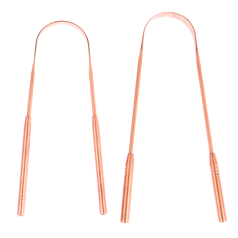 1pcs 구리 혀 스크레이퍼 클리너 스크레이퍼 칫솔 치 - Tongue Scraper Metal 리뷰 및 가격