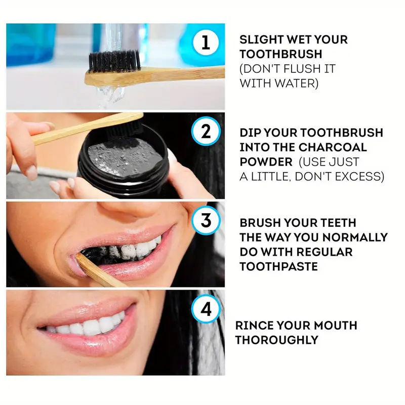 대나무 숯 치아 미백 파우더 - 남녀 모두를 위한 천연 - Teeth Whitening Filter 리뷰 및 가격