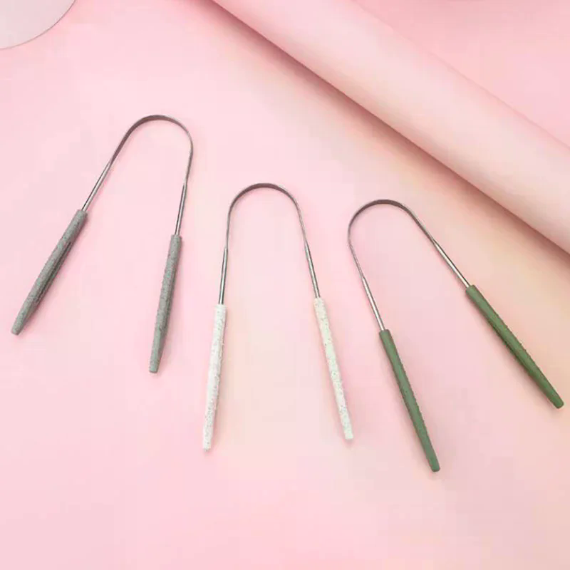 구강 위생용 U자형 금속 혀 클리너 1개, 스테인리스  - Tongue Scraper Metal 리뷰 및 가격