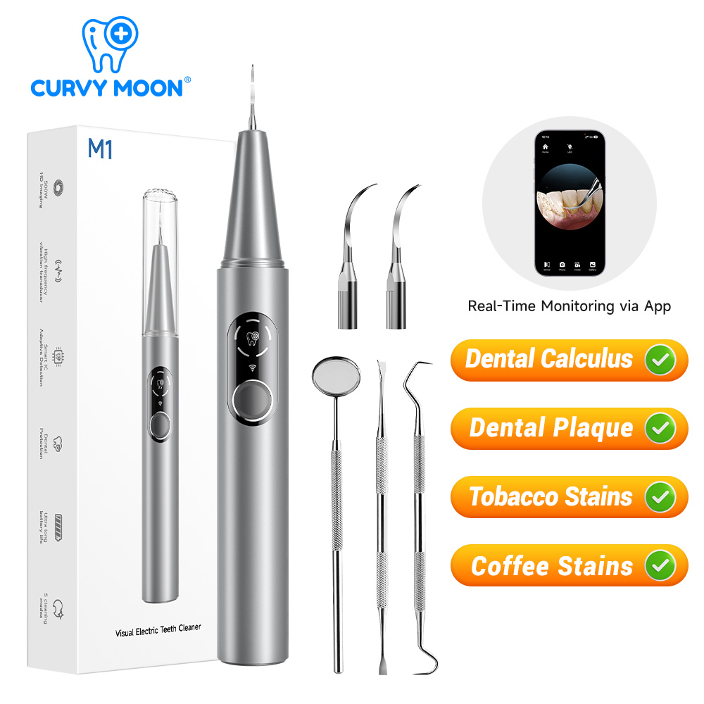 CURVY MOON 카메라가 장착된 가시형 전기 초음파 - Teeth Whitening Uk 리뷰 및 가격
