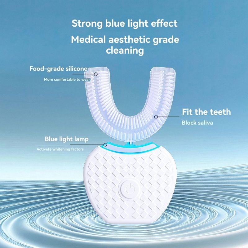 성인용 B83B-U자형 전동칫솔-360 °   구강 청 - Teeth Whitening Gum 리뷰 및 가격