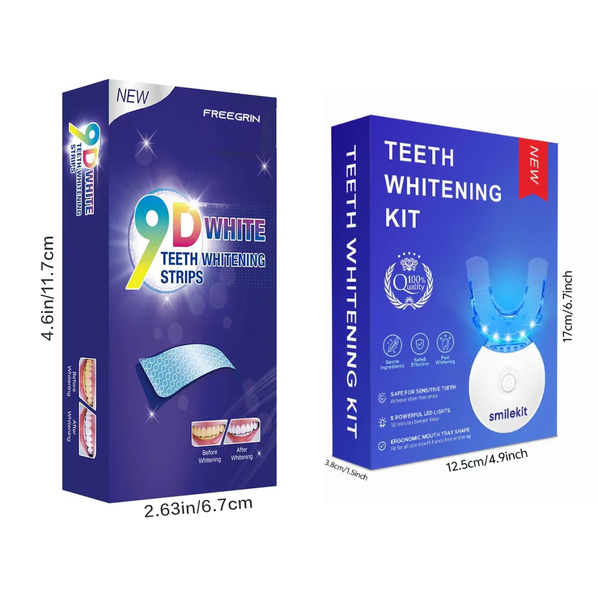 치아 미백 키트 - LED 조명 치아 미백제 5개, 마 - Teeth Whitening Gum 리뷰 및 가격
