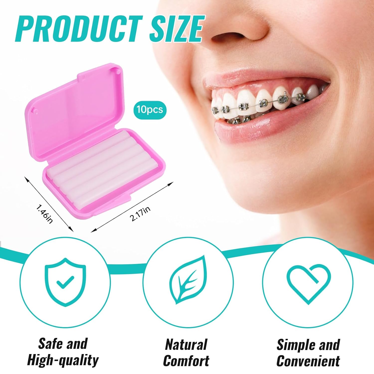 교정기용 구강 왁스 10박스, 잇몸 자극 완화, 치아  - Teeth Whitening Gum 리뷰 및 가격