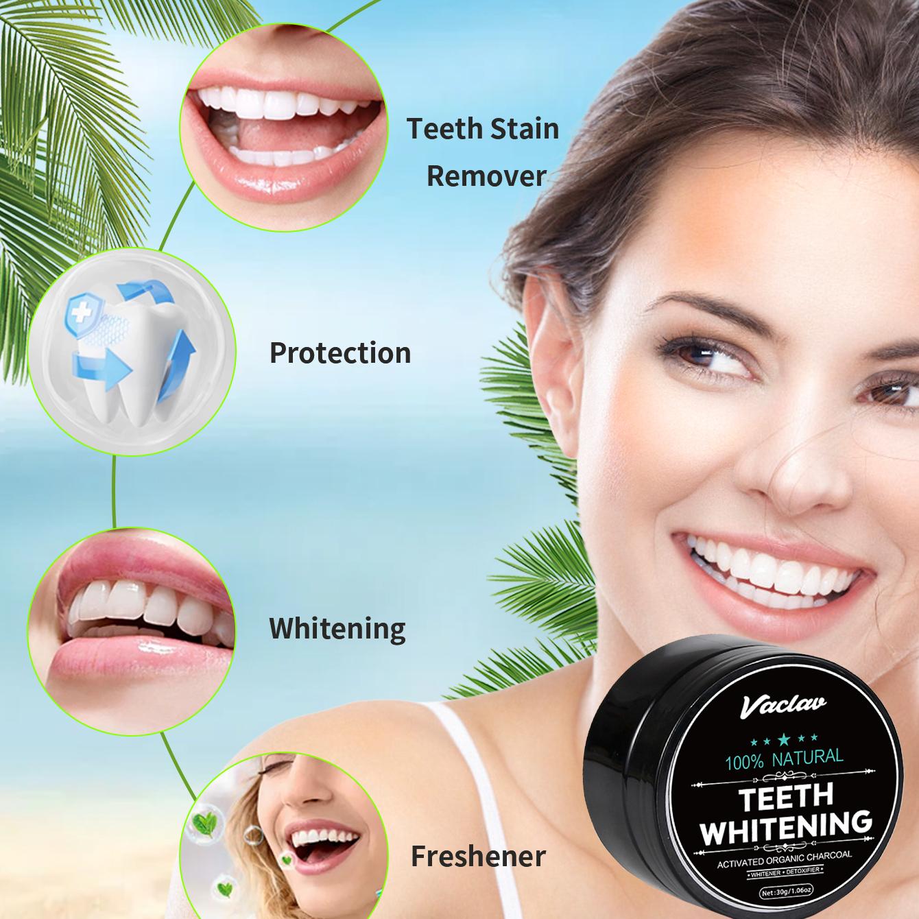 바클라프 활성탄 치아 미백 파우더, 대나무 숯 치아 세 - Teeth Whitening Filter 리뷰 및 가격