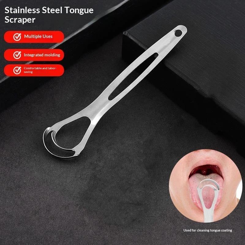 스테인레스 스틸 혀 스크레이퍼 클리너 스크레이퍼 브러쉬 - Tongue Scraper Metal 리뷰 및 가격