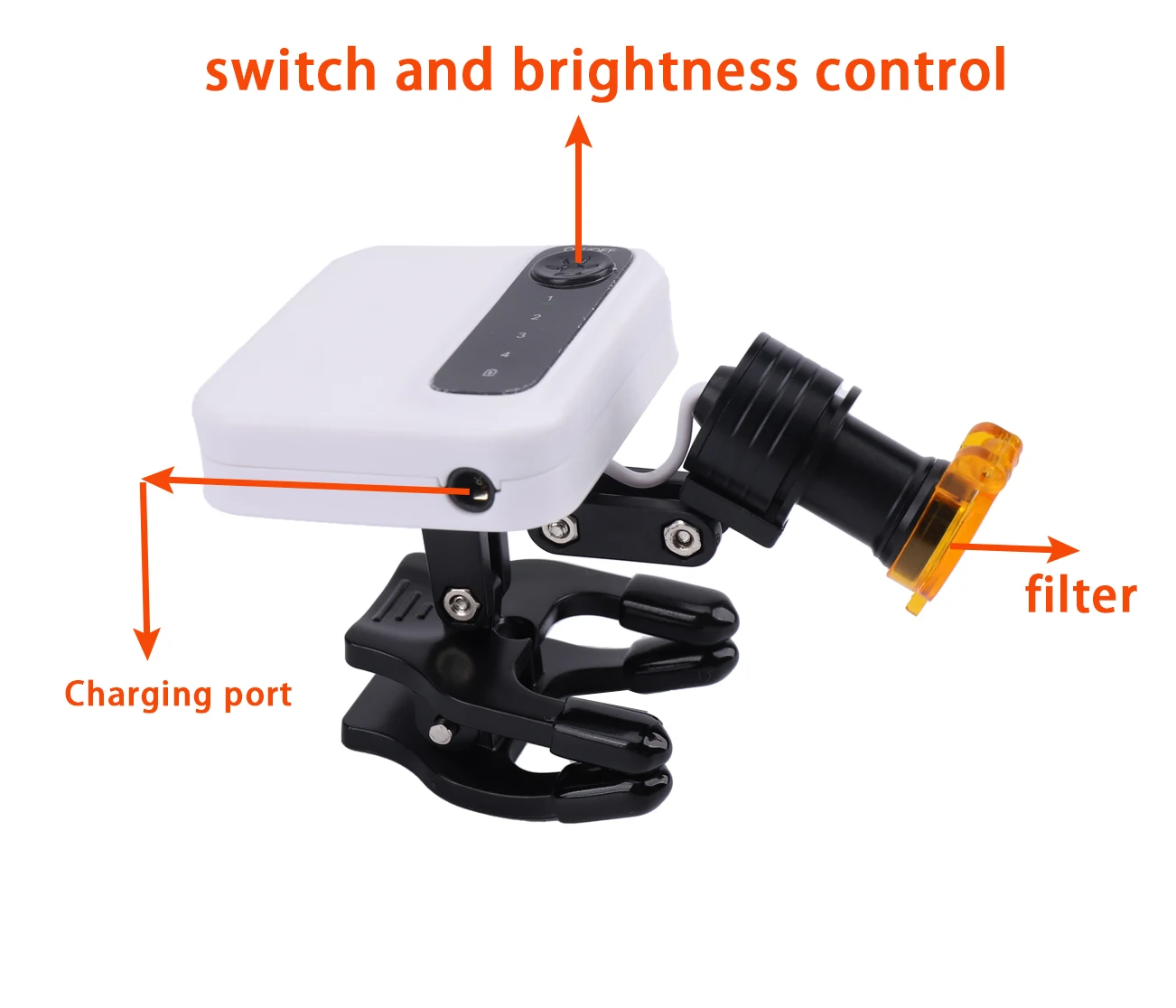 무선 5W 헤드라이트 헤드램프, 광학 필터 포함, 치과 - Teeth Whitening Filter 리뷰 및 가격
