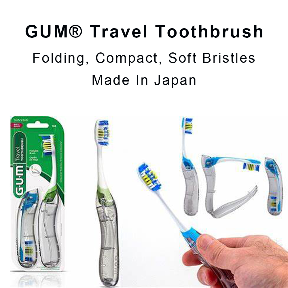 껌 여행 칫솔 접이식 브러시 구강 치아 청소 도구 케이 - Teeth Whitening Japan 리뷰 및 가격