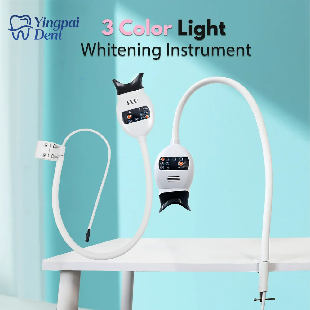 조절 가능한 3색 LED 치아 미백 촉진기 치과용 냉광 - Teeth Whitening Led Light 리뷰 및 가격