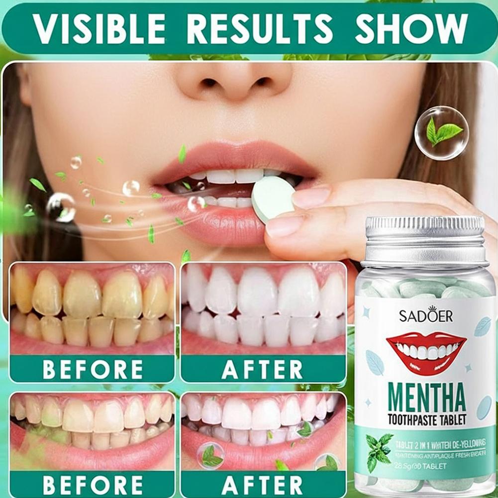 민트 솔리드 치약 타블렛 민트향 치아 입냄새 구취제거  - Teeth Whitening Filter 리뷰 및 가격