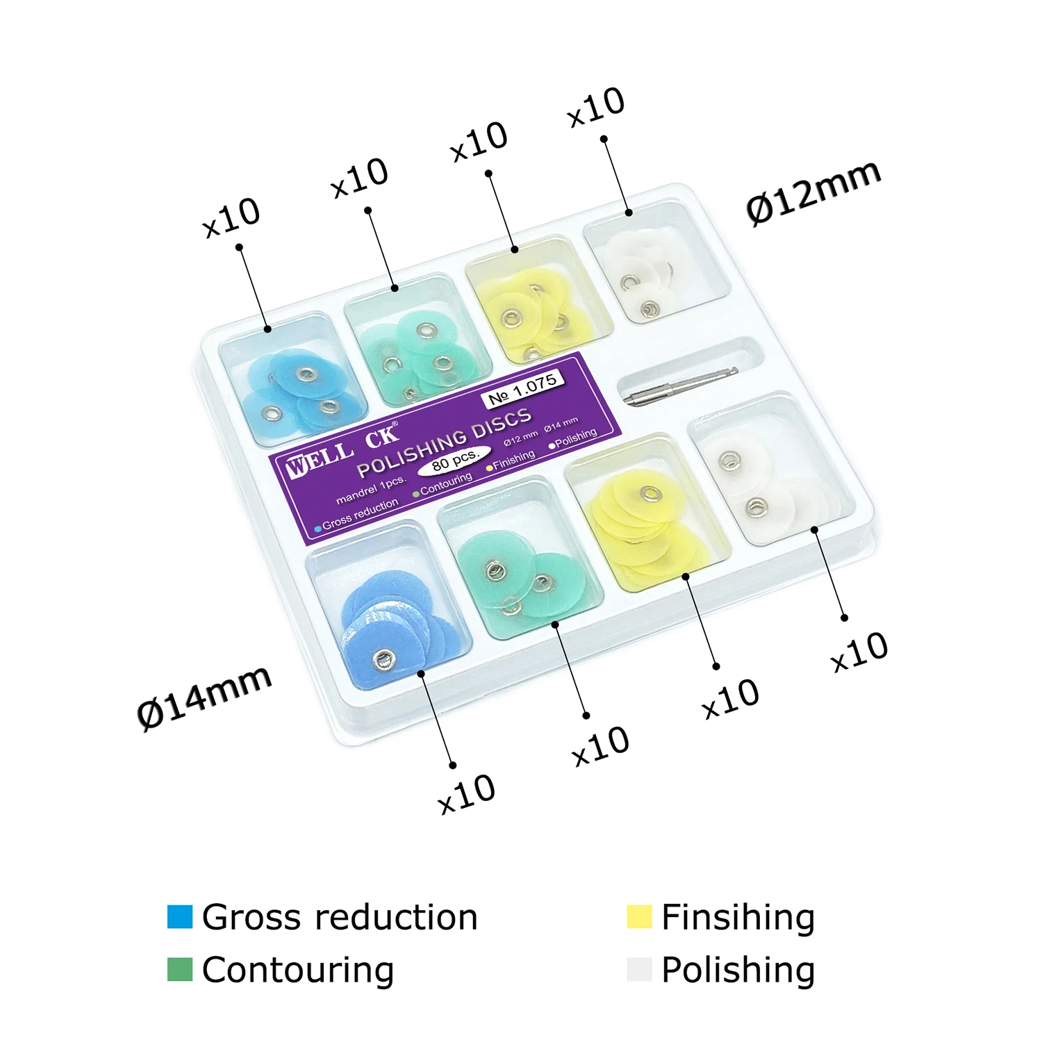 WELLCK 치과 연마 디스크 총 감소 윤곽 맨드릴 소 - Teeth Whitening Uk 리뷰 및 가격