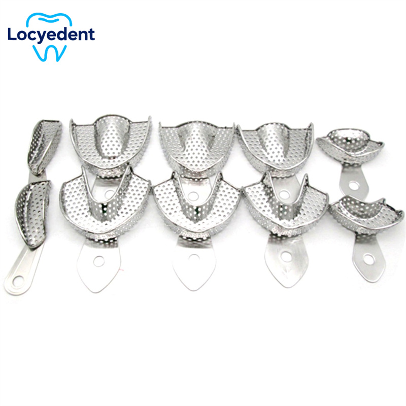 10 개/대 치과 인상 트레이 스테인레스 스틸 상부 및 - Teeth Whitening Trays 리뷰 및 가격